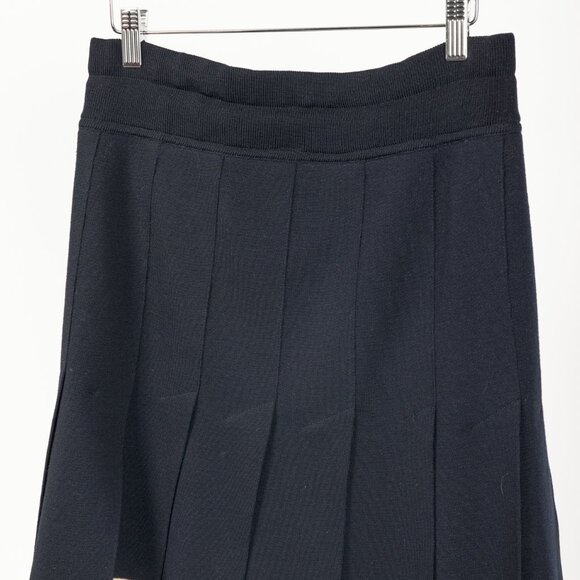 Escada by Margaretha Ley Navy Wool-Knit Piped Sweater & Skirt Set - Picture 13 of 16